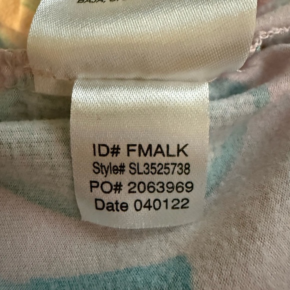 Shady Lady Tennis Print Shorts Pajama Set - Picture 10 of 10